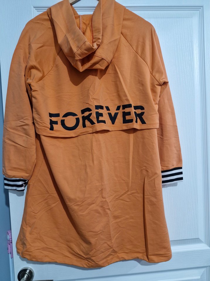 Kapüşonlu Uzun Kollu Kadın Sweatshirt - Görsel 2