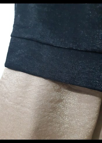 Drapeli Kahverengi elbise - Görsel 5