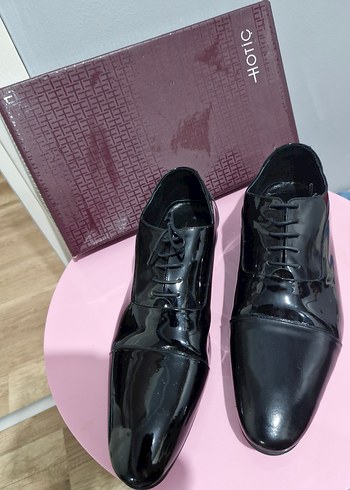 Siyah Parlak Erkek Klasik İş Ayakkabısı - Görsel 2