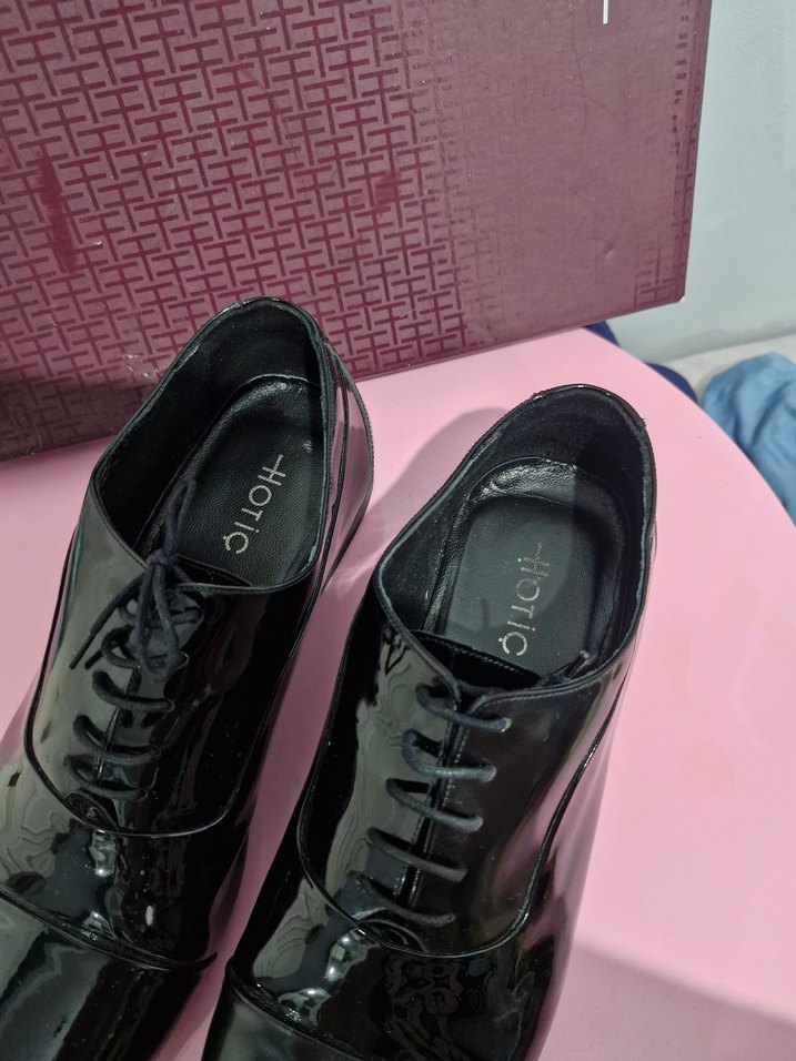 Siyah Parlak Erkek Klasik İş Ayakkabısı - Görsel 3