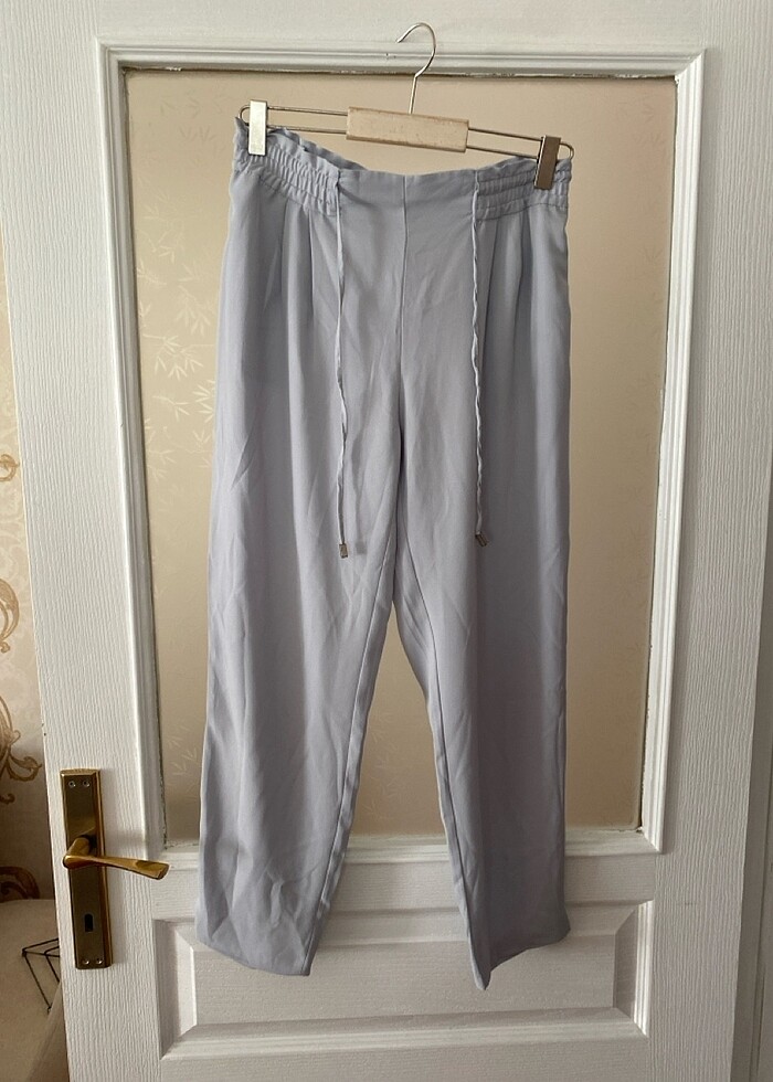 Keten karışımlı pantolon - Görsel 2