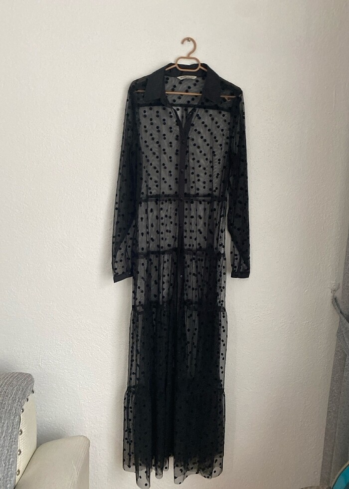 Astarlı tül elbise Stradivarius - Görsel 2