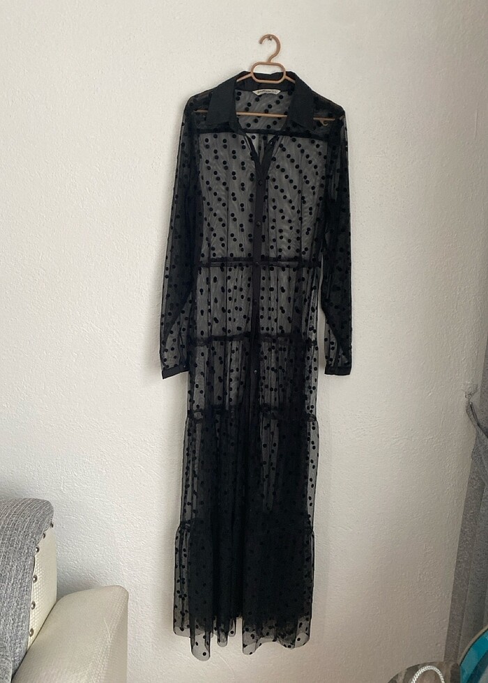 Astarlı tül elbise Stradivarius - Görsel 3