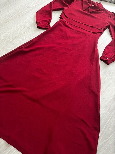 38 Beden bordo Renk Bordo elbise