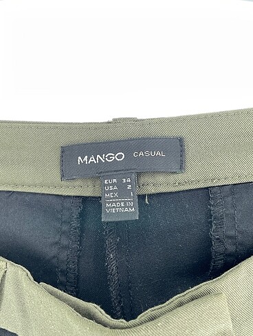34 Beden çeşitli Renk Mango Kumaş Pantolon %70 İndirimli.
