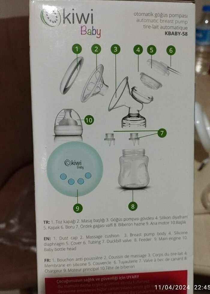 Kiwi bayb gögüs pompası - Görsel 3