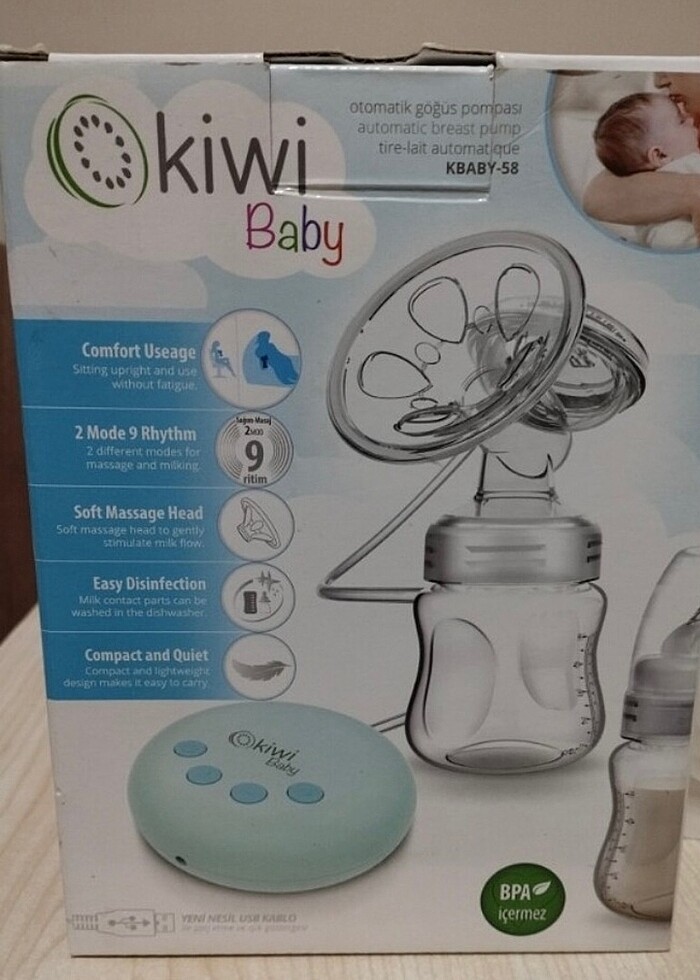 Kiwi bayb gögüs pompası - Görsel 4