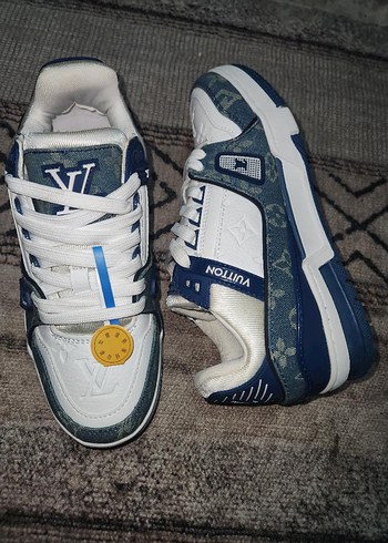 Mavi Denim unısex Spor Ayakkabı Velcro - Görsel 2