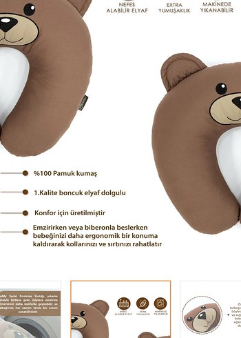 Bebek Emzirme ve Hamilelik Yastığı - Görsel 4