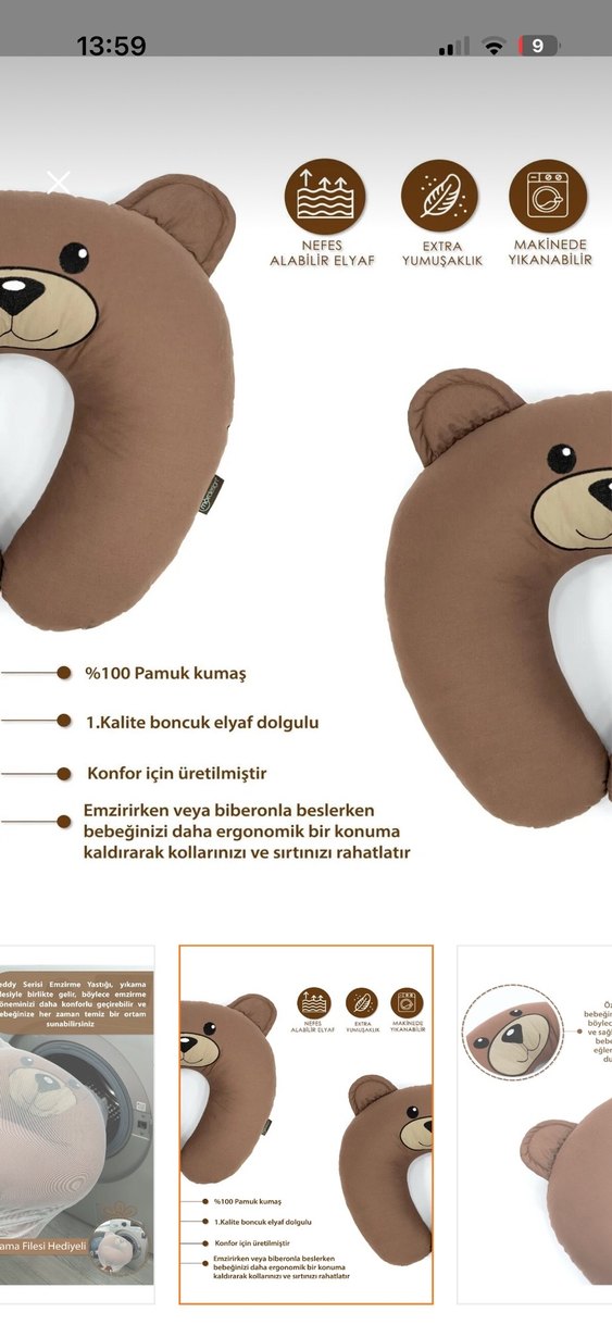 Bebek Emzirme ve Hamilelik Yastığı - Görsel 4