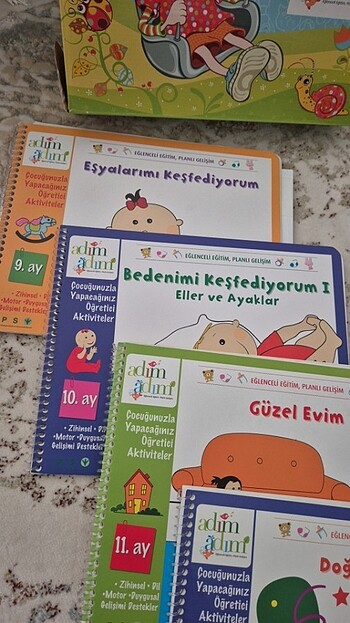  Beden Adım adım yayınları çocuk gelişimi setleri