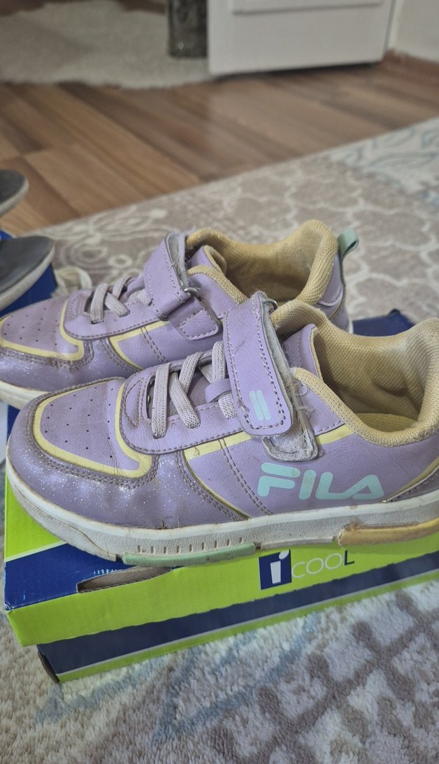 Mor Baskılı Kız Çocuk Spor Ayakkabısı - Görsel 5