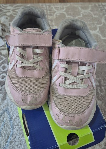 Kız Çocuk Pembe Cırt Cırtlı Spor Ayakkabı - Görsel 2