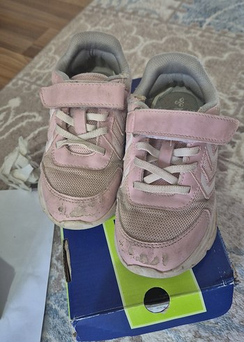 Kız Çocuk Pembe Cırt Cırtlı Spor Ayakkabı - Görsel 4