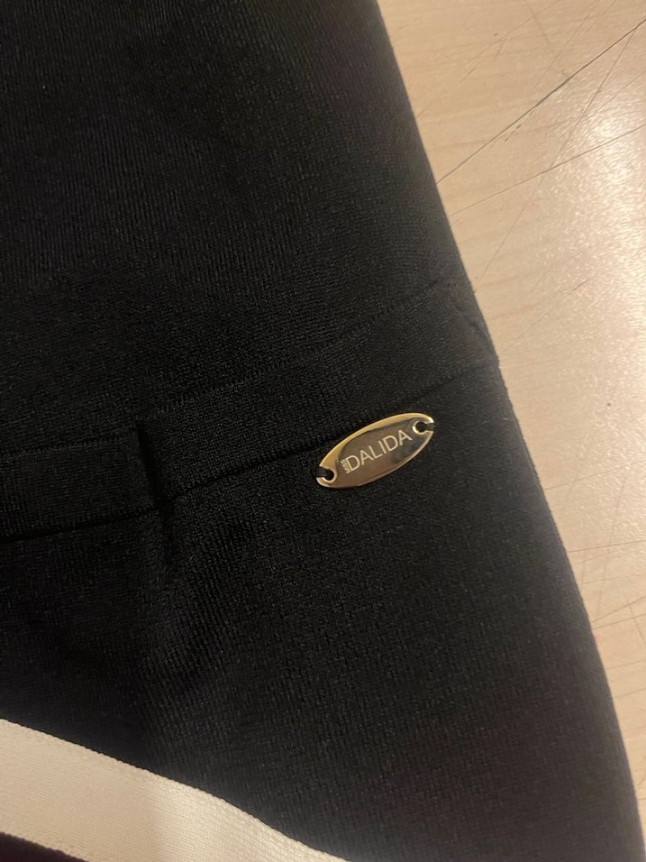 Miss Dalida Şerit Detaylı Siyah Uzun Hırka (40 Beden ) - Görsel 4