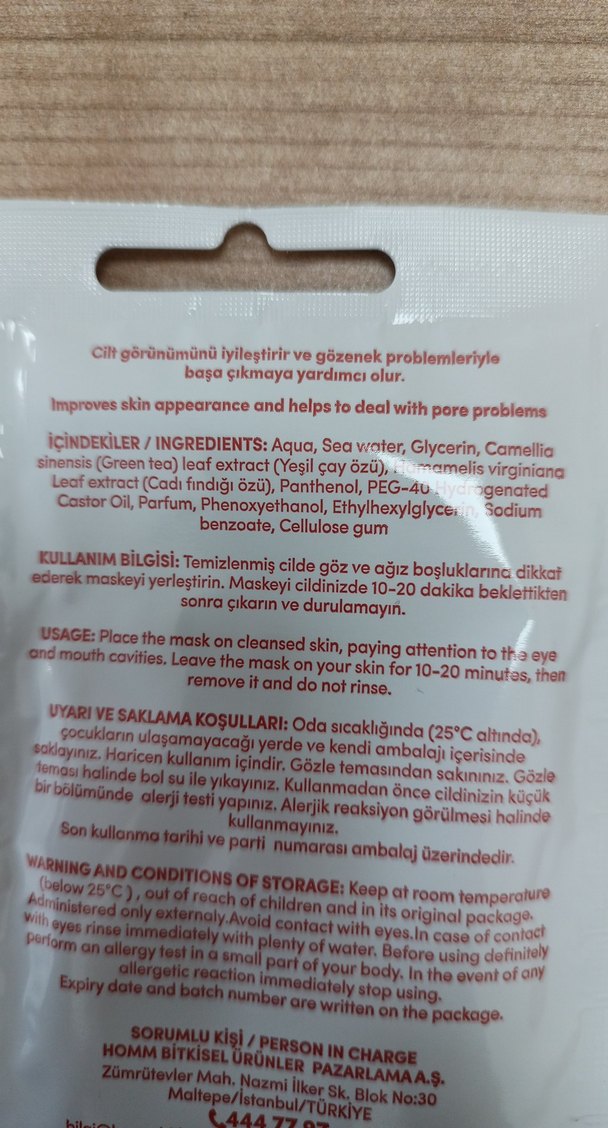 Diger Gözenek Sıkılaştırıcı Yüz Maskesi - Görsel 4