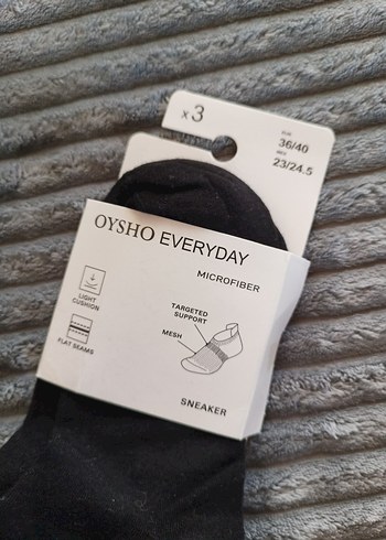 Kadın Siyah üçlü çoraplar - Görsel 2