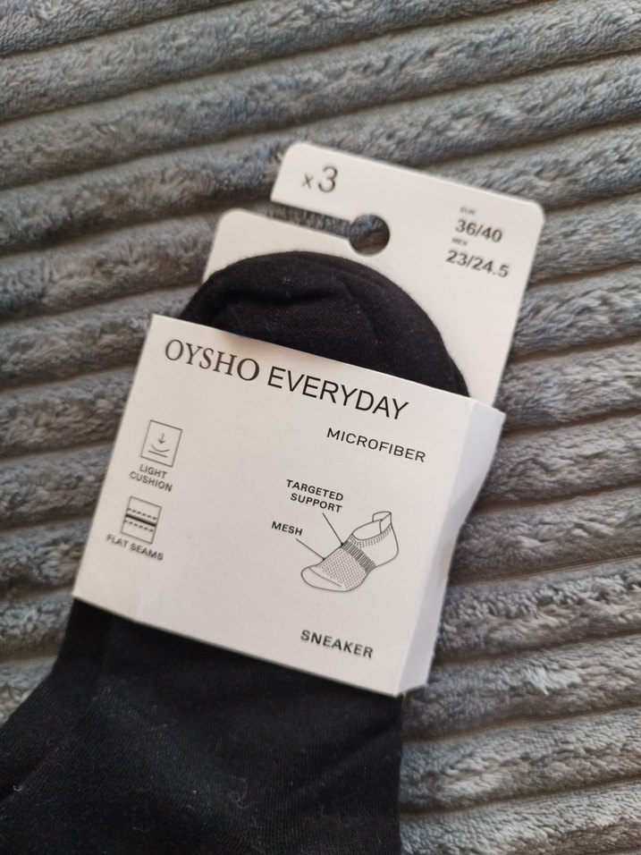 Kadın Siyah üçlü çoraplar - Görsel 2