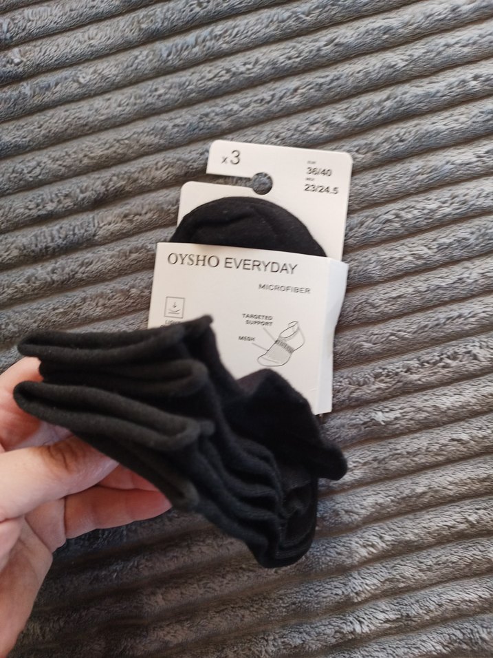 Kadın Siyah üçlü çoraplar - Görsel 4