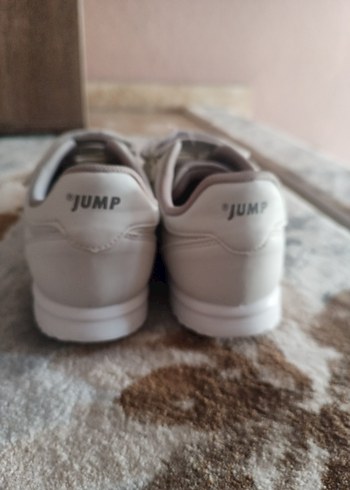 38,5 Beden beyaz Renk Beyaz Cırt Cırtlı Kadın Sneakers