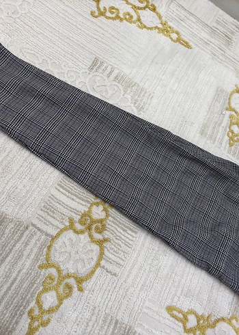 Gri Ekose Desenli pantolon - Görsel 4