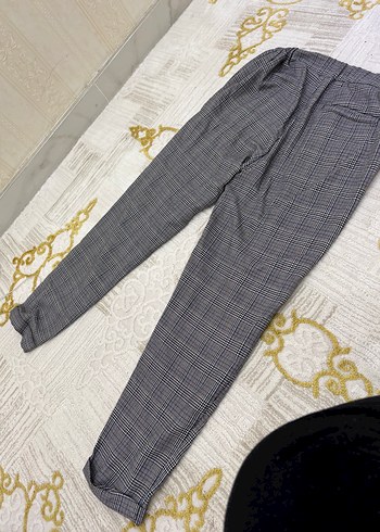 Gri Ekose Desenli pantolon - Görsel 2