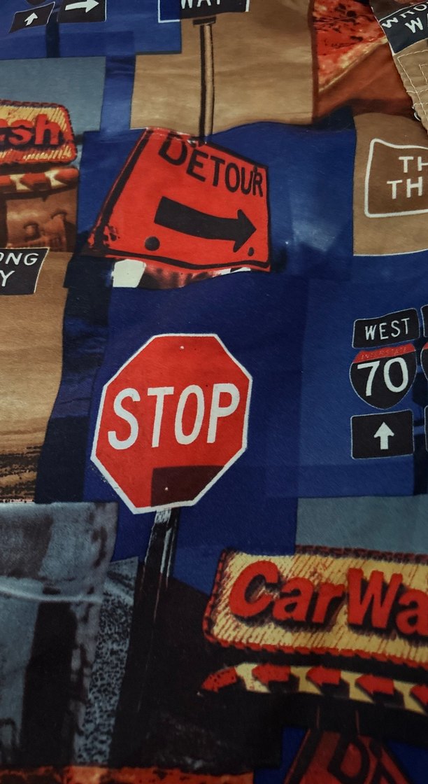 Renkli Baskılı Düğmeli Erkek Mini Şort - Görsel 3