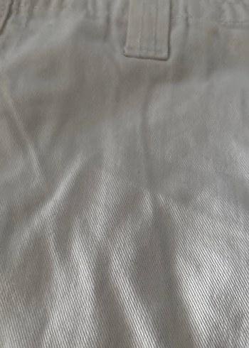 Collezione Beyaz Rahat Kesim Erkek Bermuda Şort