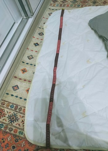 Gri Yastık ve Beyaz Çocuk elyaf yorgan - Görsel 5