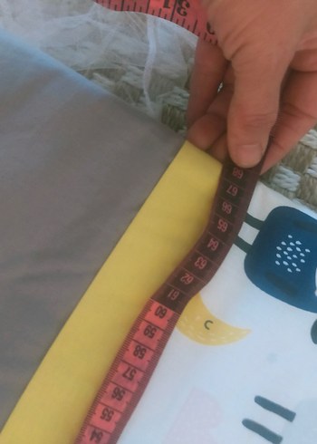 Pamuklu Gri Baskılı Bebek Uyku Seti - Görsel 4