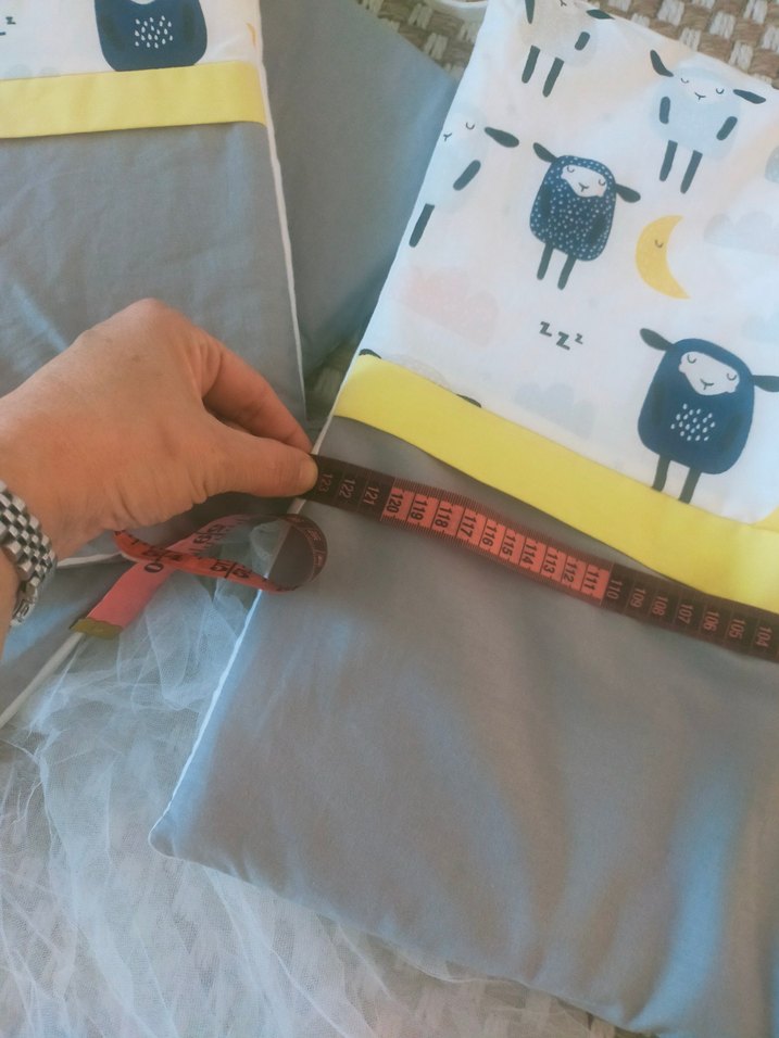 Pamuklu Gri Baskılı Bebek Uyku Seti - Görsel 2