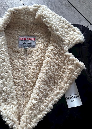 Serseri marka kürklü mont M beden - Görsel 3