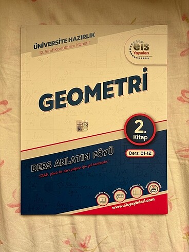 eis yayınları matematik 12. sınıf 2.kitap