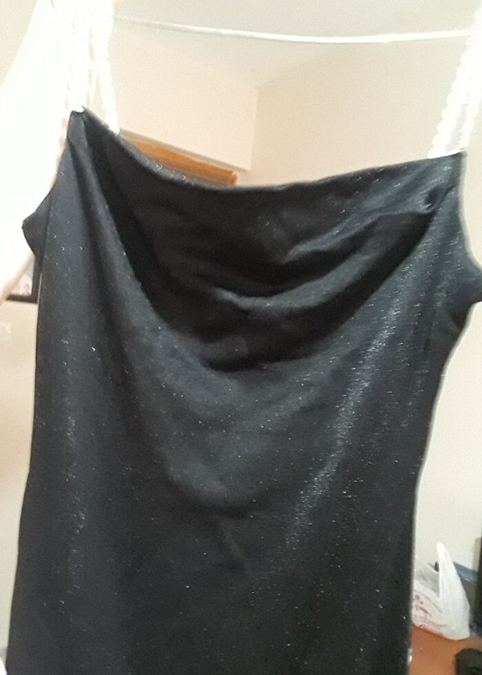 Siyah abiye elbise - Görsel 3