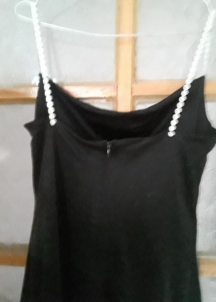 Siyah abiye elbise - Görsel 5