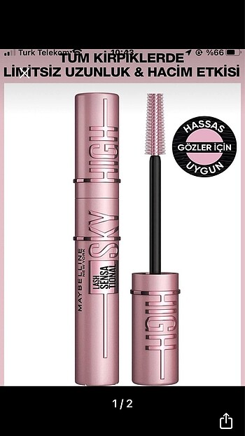 Maybelline New York Lash Sensational Sky High Maskara