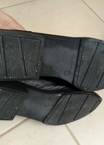 38 Beden Loafer Gerçekten Deri