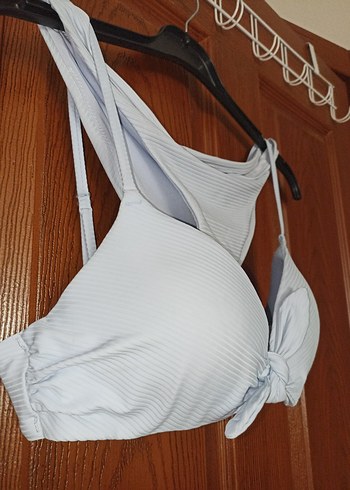 Açık mavi Piliseli Bikini - Görsel 5