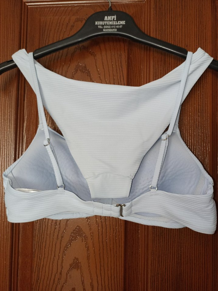 Açık mavi Piliseli Bikini - Görsel 3