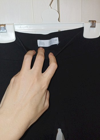 6 Yaş Beden Kız Çocuk Siyah klasik Pantolon