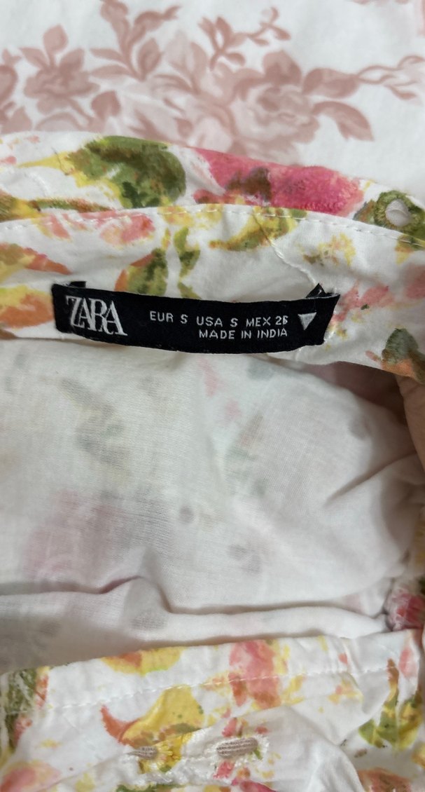 Çiçek Desenli Volanlı   Etek - Görsel 3