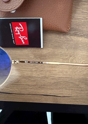 Ray-Ban Vintage Mavi Gözlük Parlak Camlı - Görsel 2