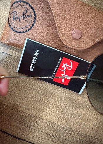 Ray-Ban Vintage Mavi Gözlük Parlak Camlı - Görsel 3