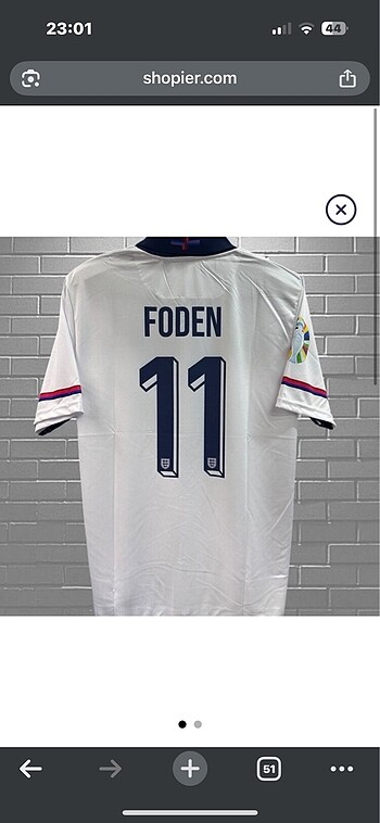 FODEN İNGİLTERE MAÇ FORMASI