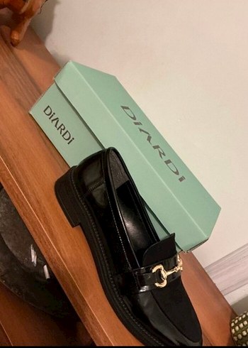 38 Beden siyah Renk Siyah Süet Tokalı Klasik Topuklu Kadın Loafer