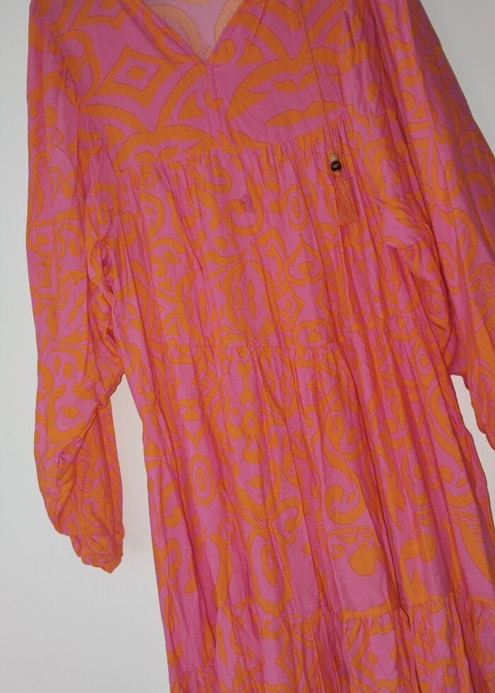 Yazlık uzun elbise - Görsel 5