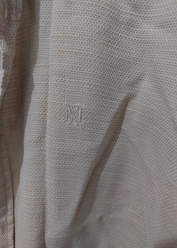 Bej Erkek Keten Gömlek - Görsel 4