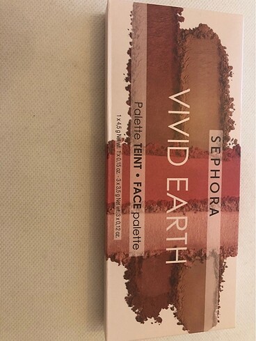 Sephora vivid earth face palatte