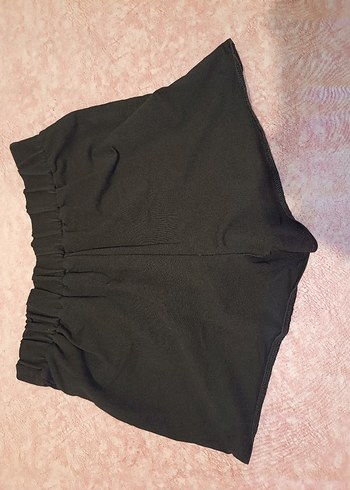 40 Beden Volanlı Siyah şort Etek