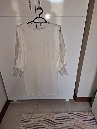 Beyaz elbise - Görsel 4